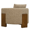 Halligan Upholstered Accent Chair, by Uttermost, 32.7" width x 25.2" height x 32.3" depth thumbnail 7