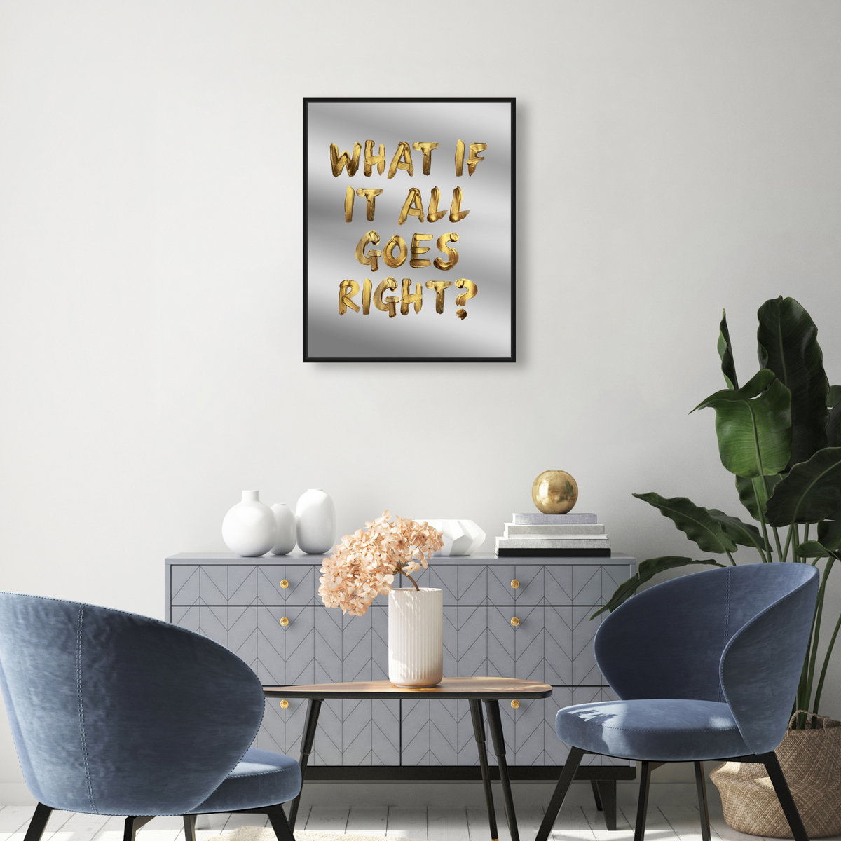 Perfect Alignment Mirror - Decorative Mirror (No Embellishment), by Oliver Gal,  20x30 View 3