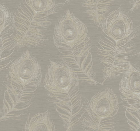 Regal Peacock Mink Wallpaper