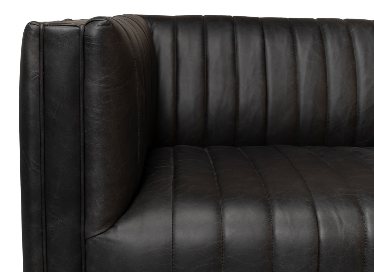 Everett Sofa, by Sarreid, 3' length x 8' width x 2'5" height View 6
