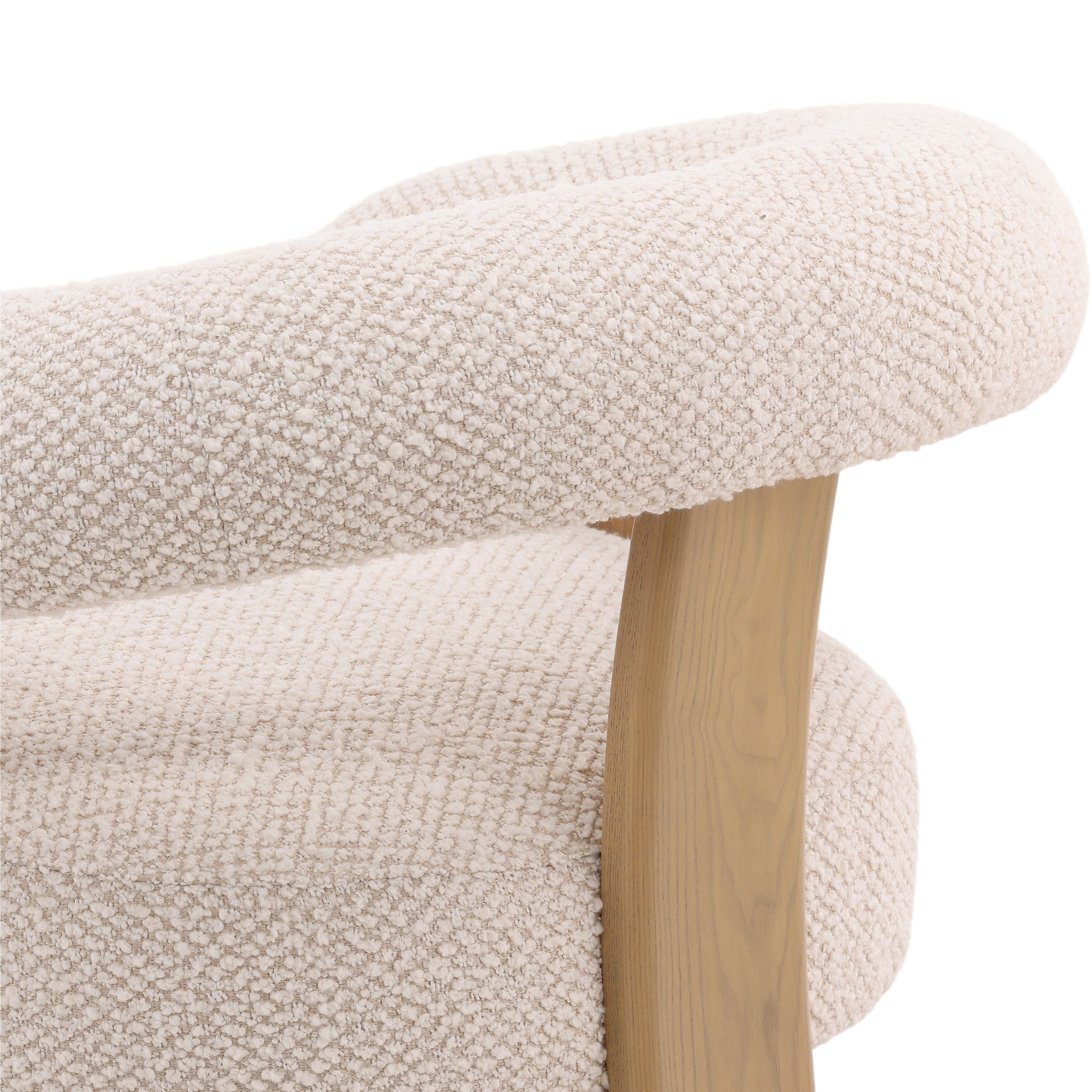Frankie Occasional Chair Cream large image 