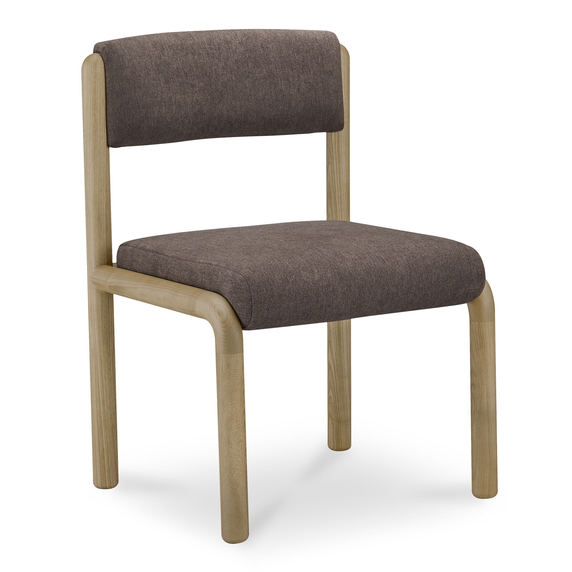 April Dining Chair Deep Brown-set Of Two, by Moe's Home, 21.6" width x 32" height x 23" depth View 2