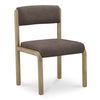 April Dining Chair Deep Brown-set Of Two, by Moe's Home, 21.6" width x 32" height x 23" depth thumbnail 2