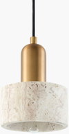 Cavertine Pendant, by Surya, 5" length x 5" width x 7" height thumbnail