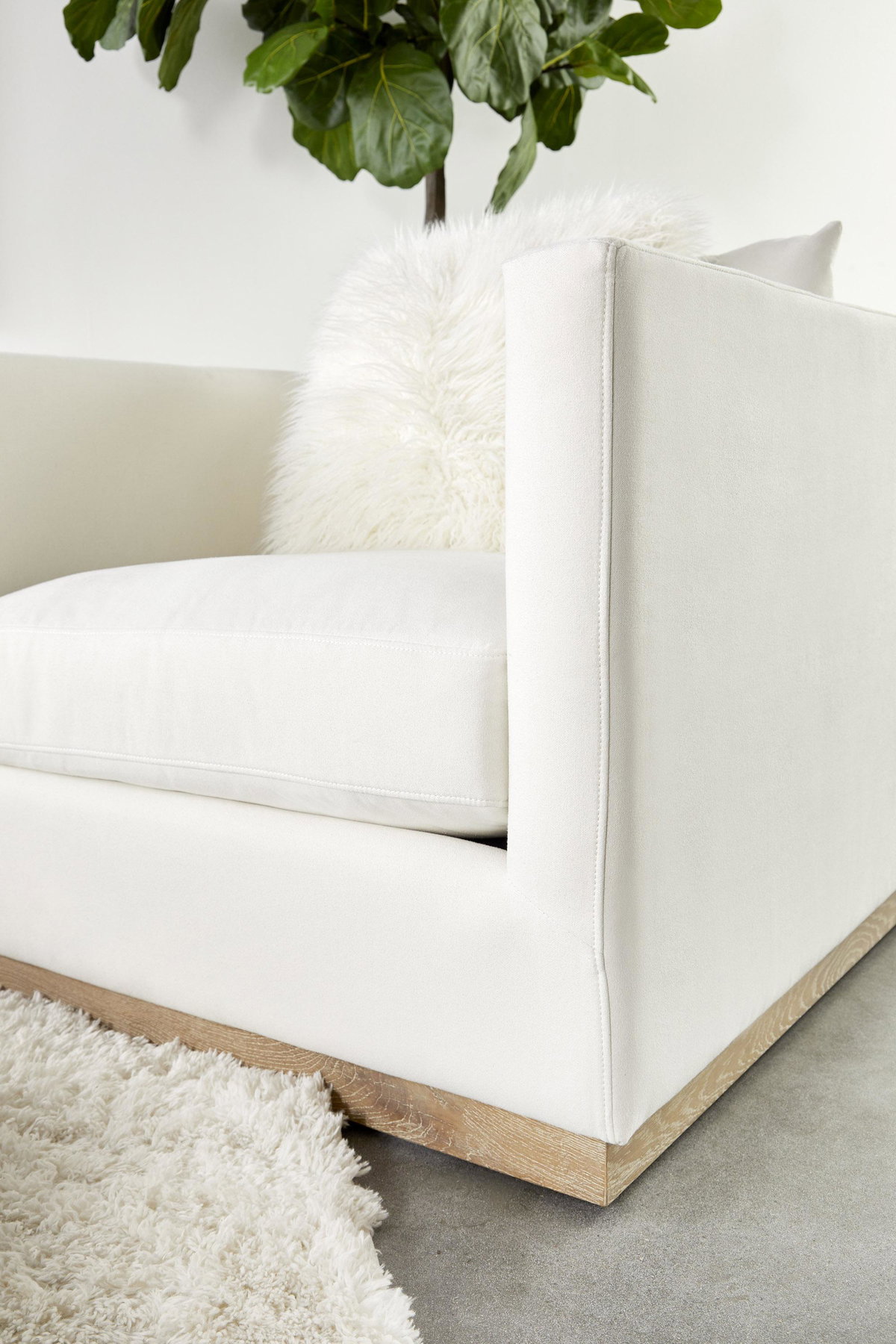 Siena Plinth Base Sofa Chair, Seating by Essentials for Living, 37.5" width x 32" height x 37.5" depth View 9