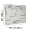 Abstract Geo Fog & Silver Wallpaper, by York Wall, 26'10.8" length x 2'3" width x 0.02" depth thumbnail 9