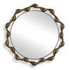 Remolino Round Bronze Mirror, by Uttermost, 36" width x 36" height x 2.5" depth thumbnail 1
