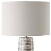 Haven White Glaze Table Lamp, by Uttermost, 15" width x 29.5" height x 15" depth thumbnail 6