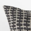 Miriam 18L x 18W Beige and Black Fabric Patterned Decorative Pillow Cover thumbnail 8