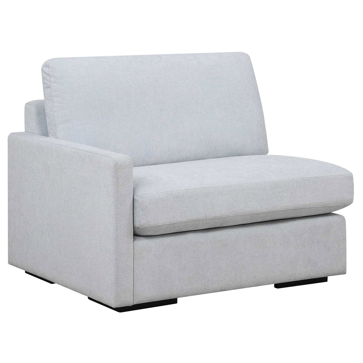Refuge Cloud Blue Left Arm Facing Sofa, Furniture by Uttermost, 43.25" width x 30" height x 37.5" depth View 7