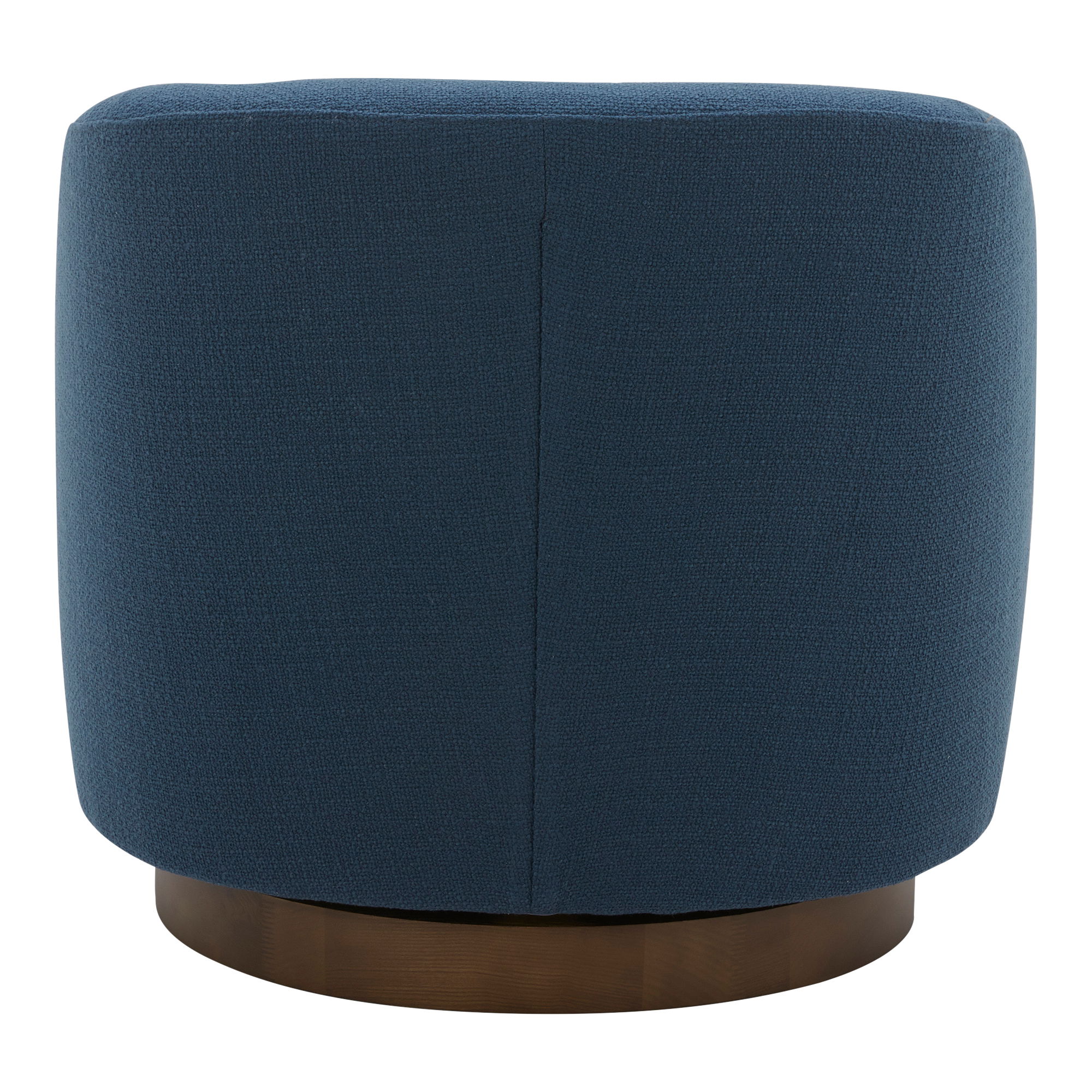 Oscy Swivel Chair Dark Atlantic Blue, Accent Chair by Moe's Home, 31" width x 28" height x 31" depth View 4