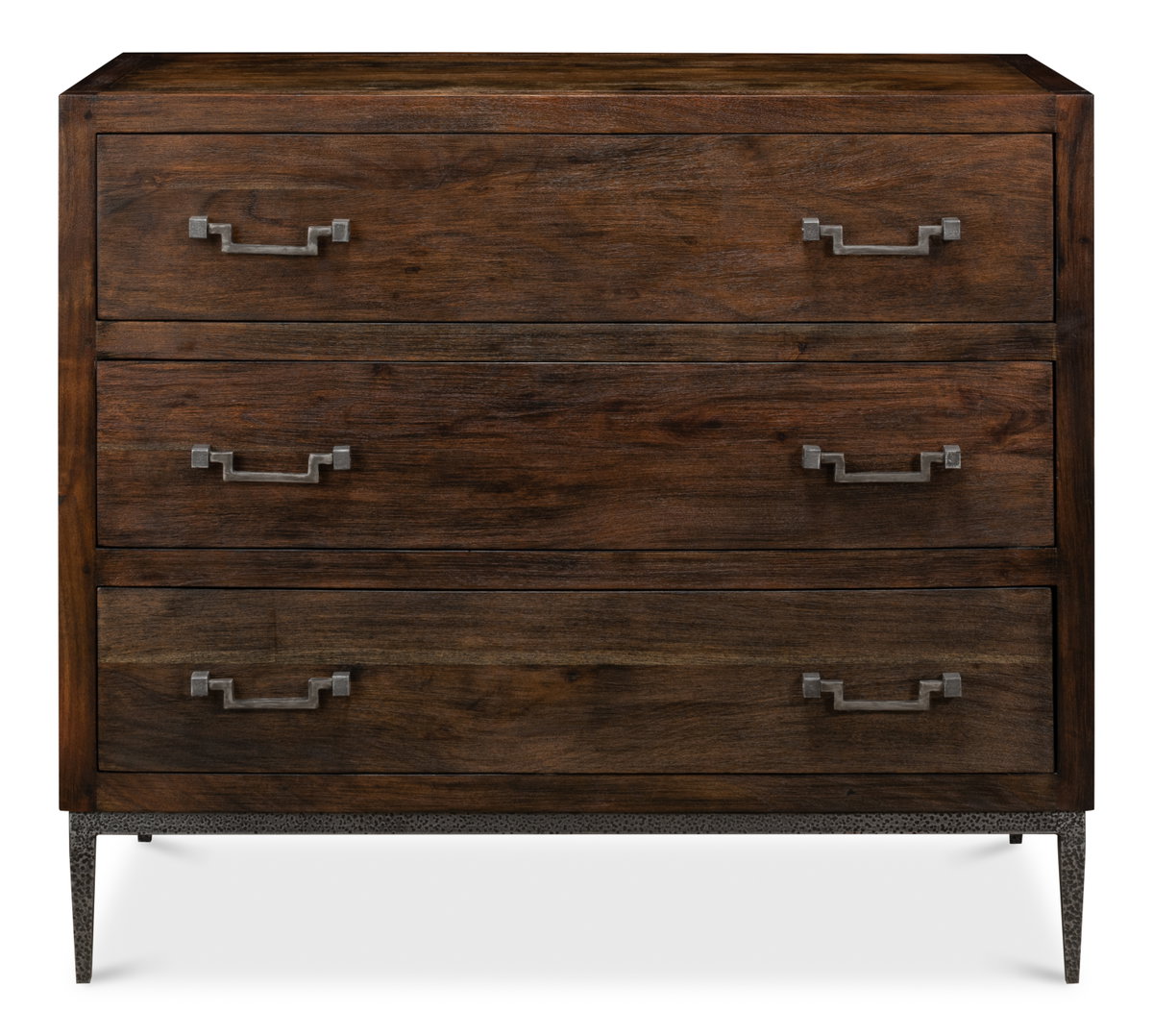 Bauhaus Chest Of Drawers, by Sarreid, 1'7" length x 3'4" width x 2'11" height View 2