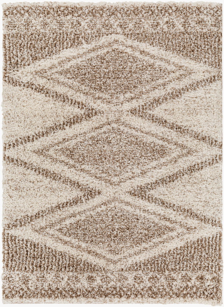 Capella Shag Machine Woven Rug, by Surya, 1'3.75" length x 1'3.75" width