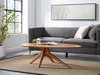 Rosemary Coffee Table, Amber, by Greenington, 34" length x 46.5" width x 16" height thumbnail 4