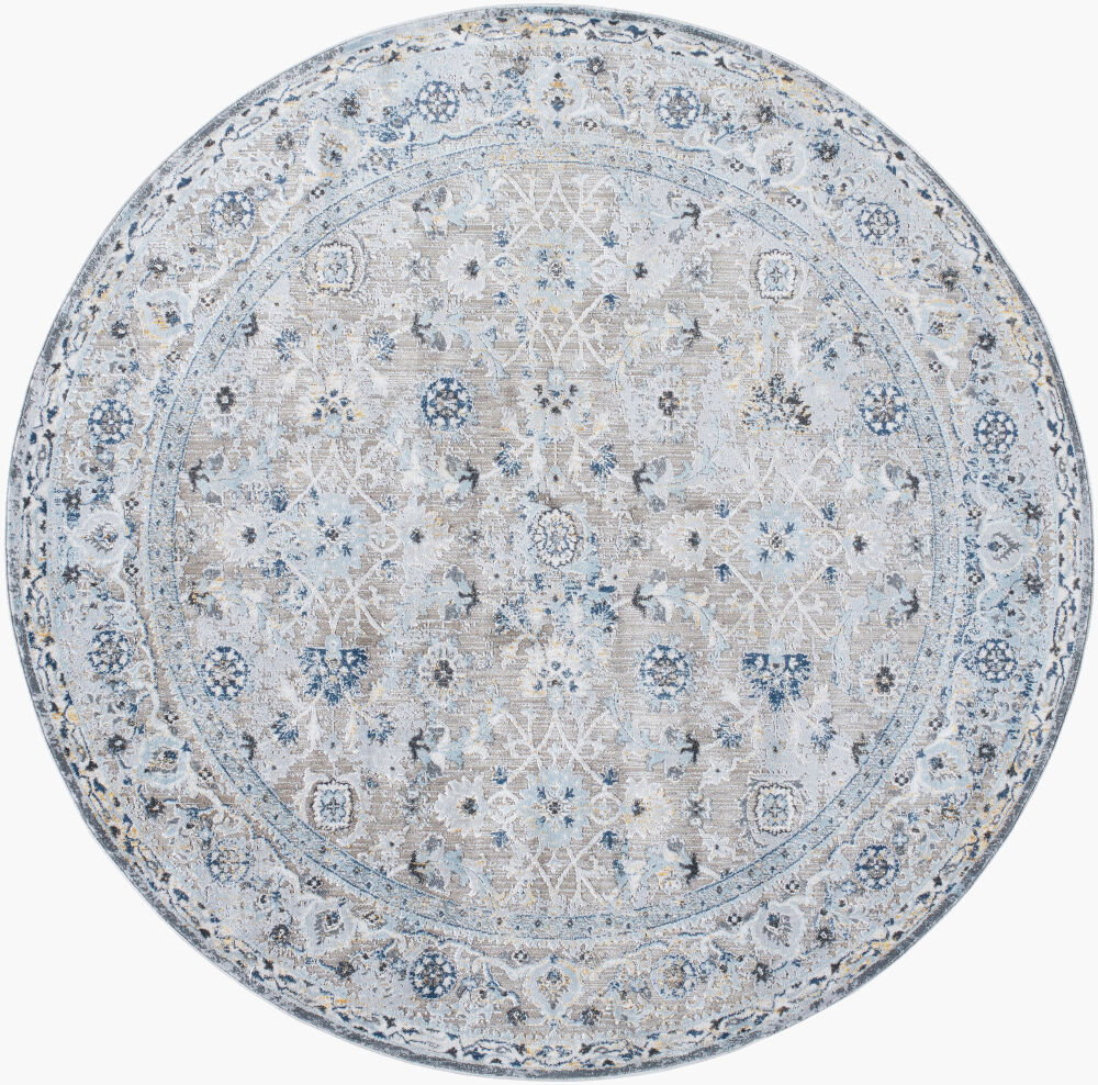 Hassler Machine Woven Rug, by Surya, 6'6.74" length x 6'6.74" width