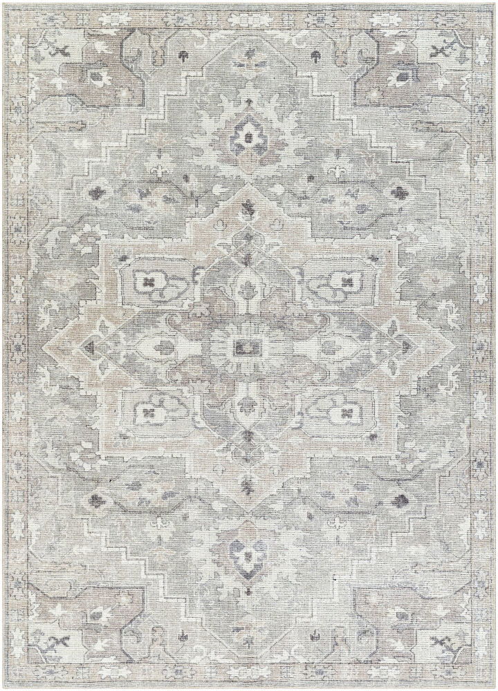 Elle Machine Woven Rug, by Surya, 9'0.27" length x 6'6.74" width