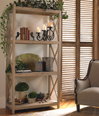 Stratford Reclaimed Wood Etagere, Shelving & Bookcase by Uttermost, 39.37" width x 78.75" height x 17.75" depth thumbnail 4