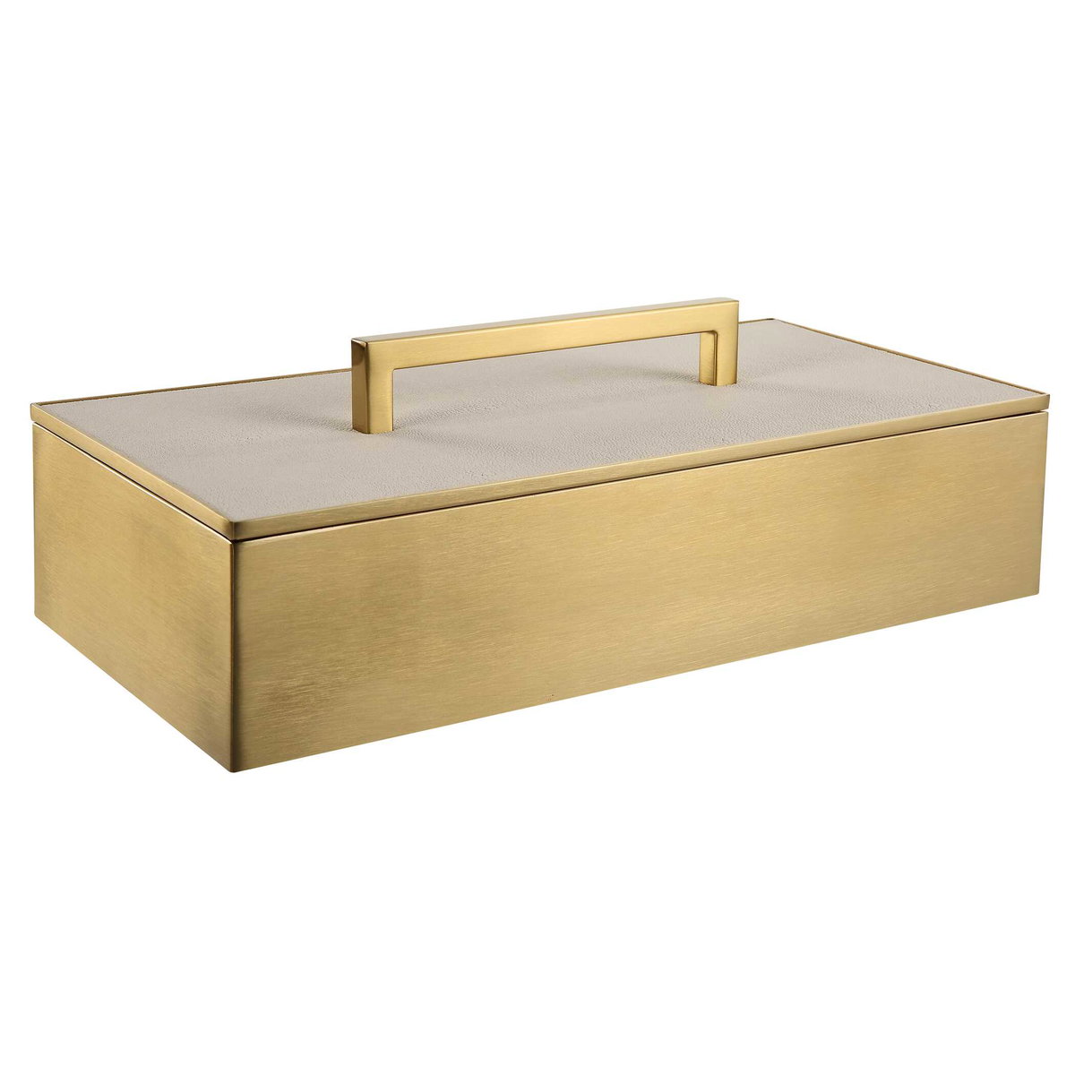 Wessex White Box, Boxe by Uttermost, 14" width x 4.75" height x 7" depth View 4