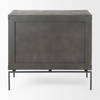 Ward 34L x 18W Brown Wood and Iron 3 Drawer Accent Cabinet, Cabinets & Chest by Mercana, 34" length x 19.25" width x 30.5" height thumbnail 7