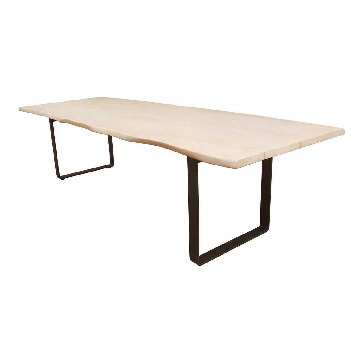 Wilks Dining Table White, by Moe's Home, 118" width x 30" height x 39" depth View 3
