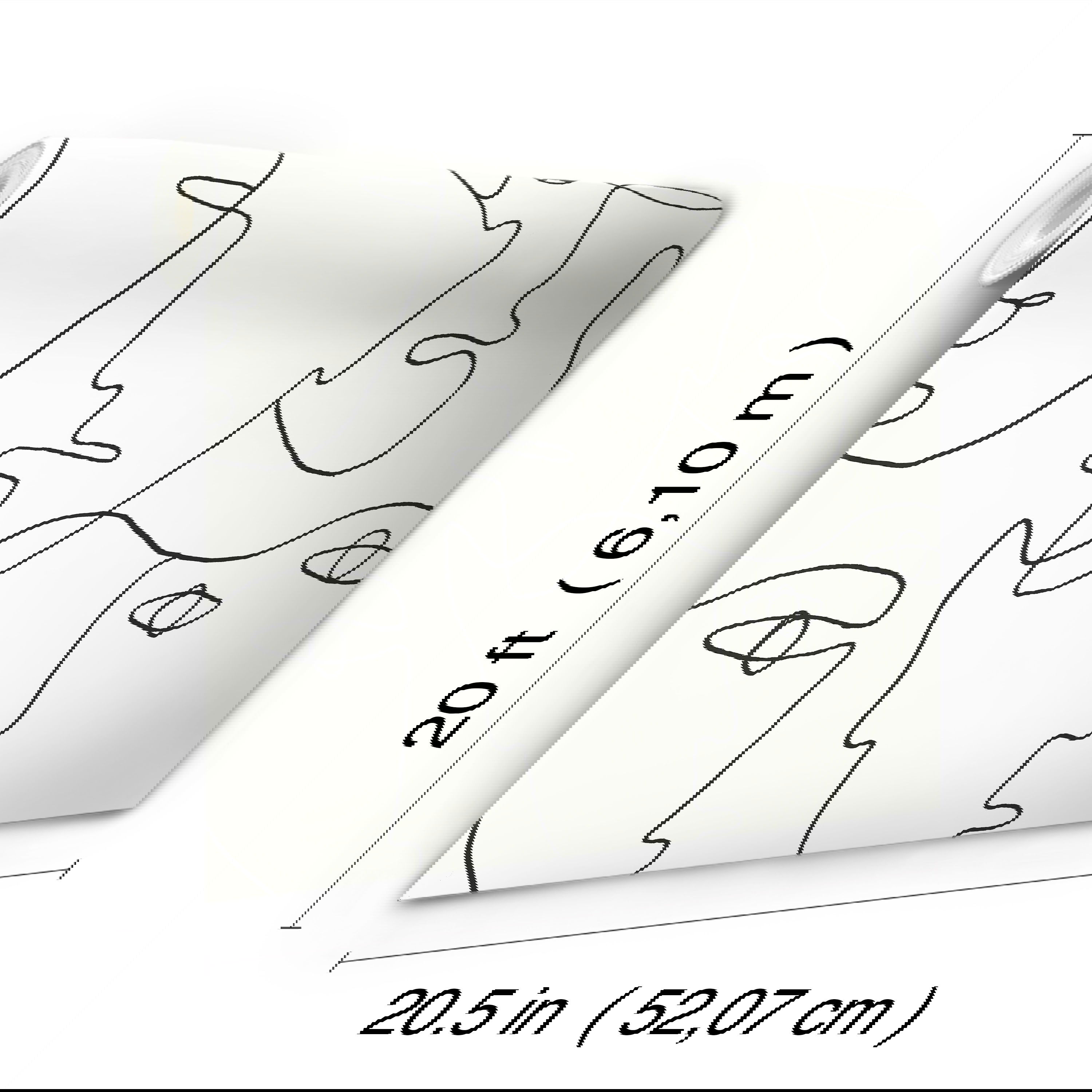 Pablo Portraits Black Peel & Stick Wallpaper, by York Wall, 20' length x 1'8.5" width x 0.02" depth View 7