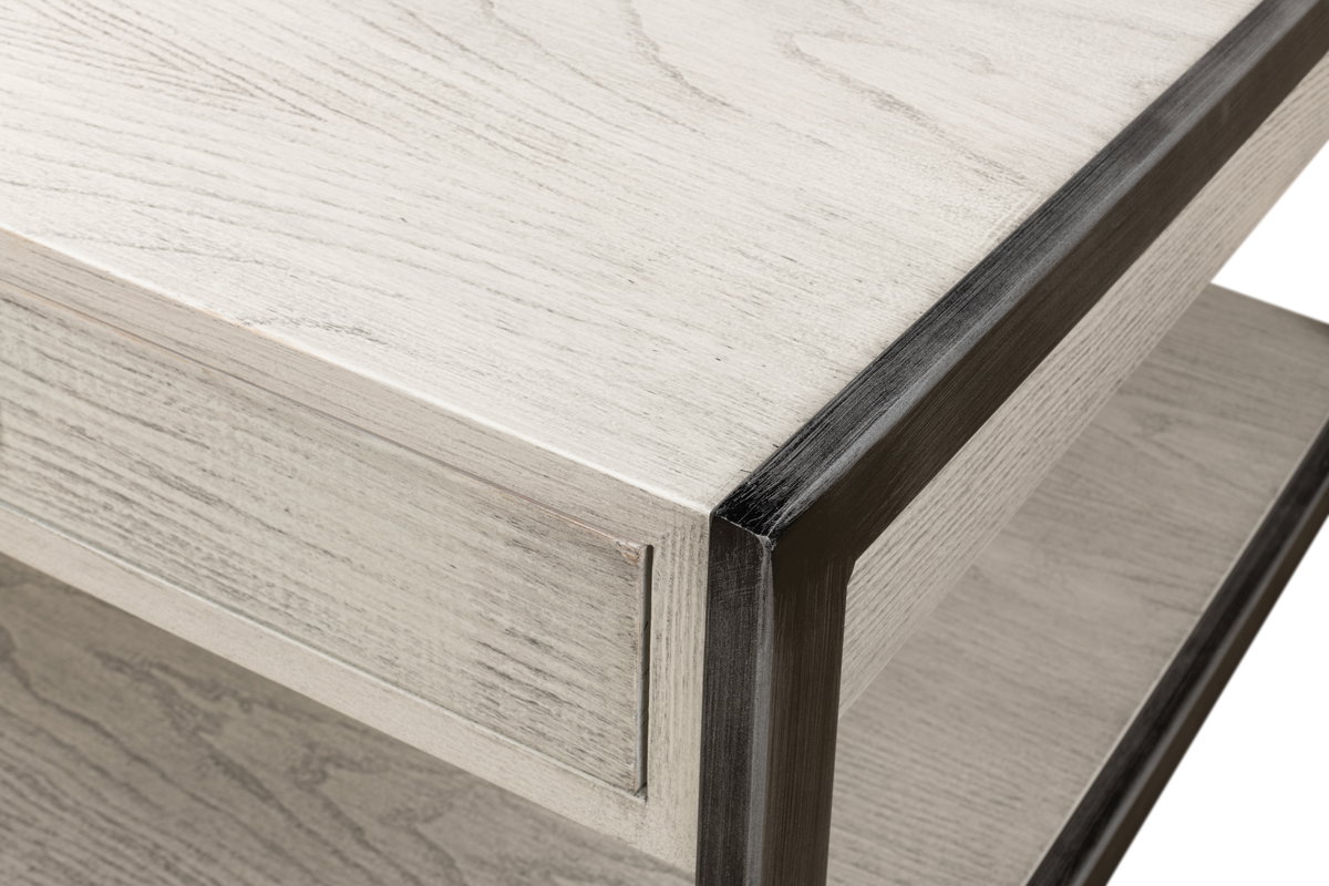 Covet Cocktail Table, by Sarreid, 2'4" length x 4'4" width x 1'6" height View 6