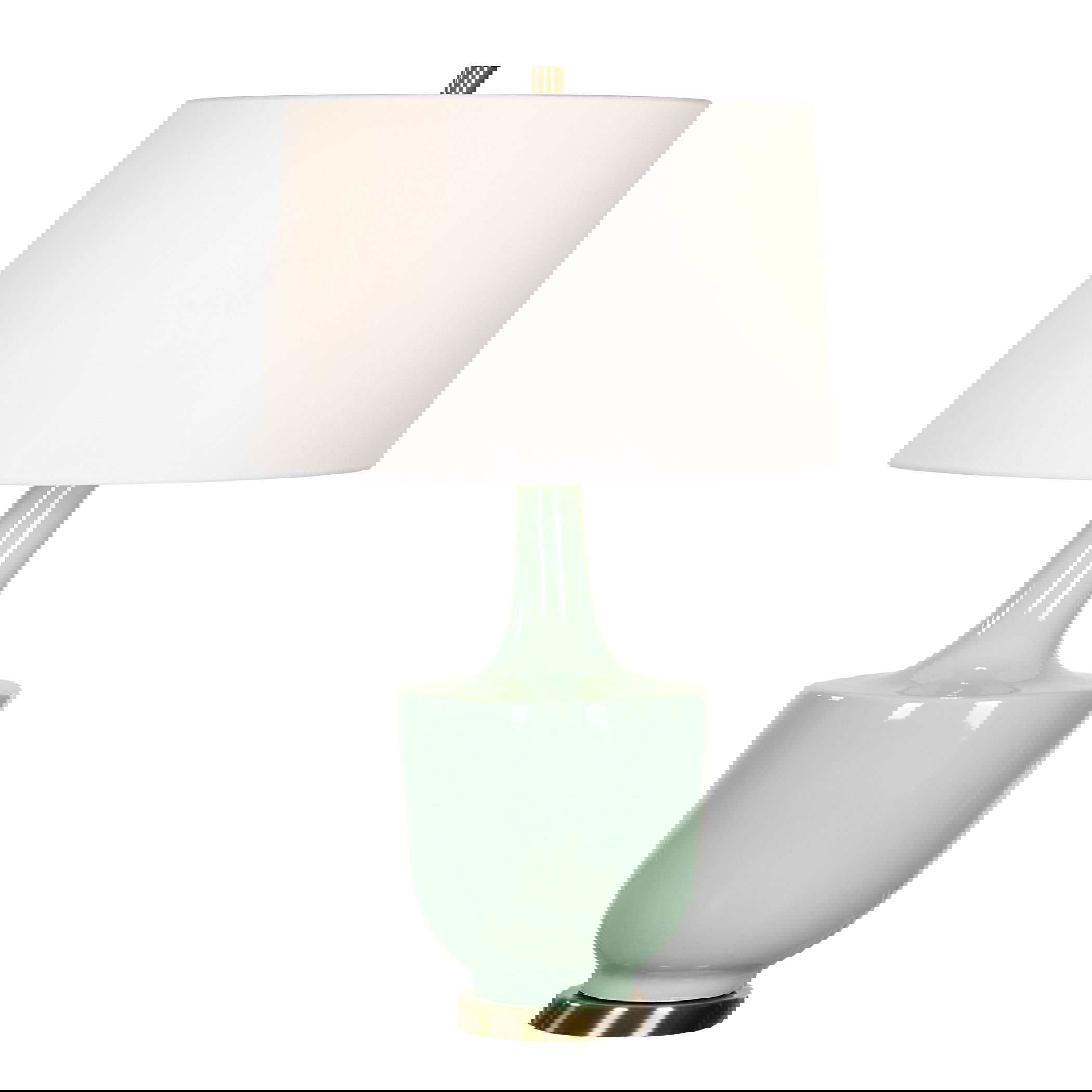 Kyla Mint Green Table Lamp, by Uttermost, 18" width x 30" height x 18" depth View 8