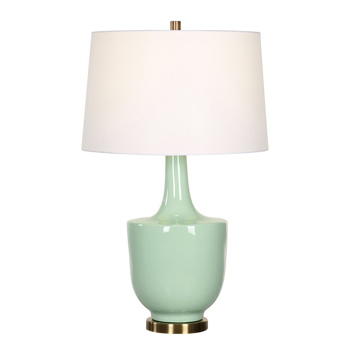 Kyla Mint Green Table Lamp, by Uttermost, 18" width x 30" height x 18" depth View 8