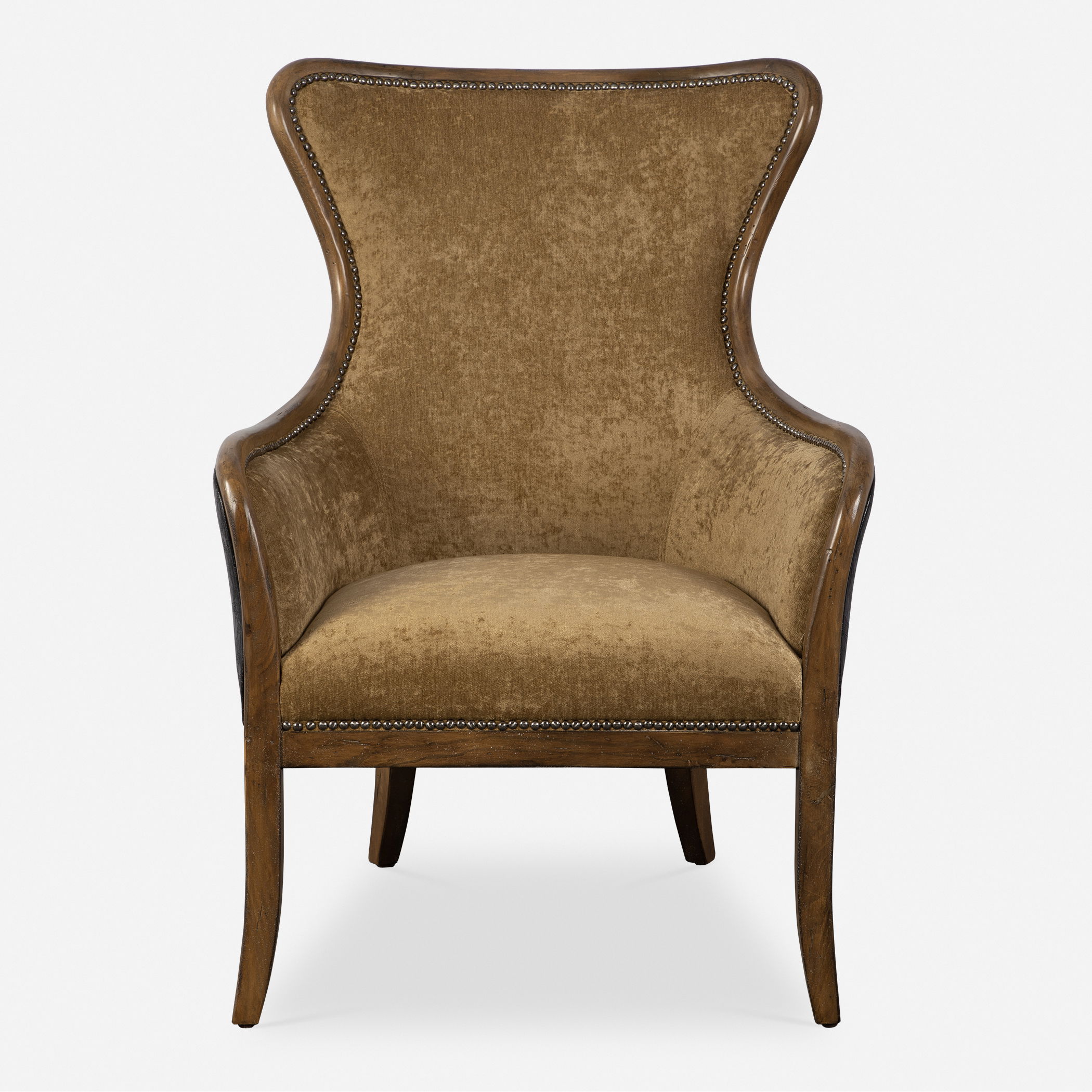 Snowden Tan Wing Chair large image 