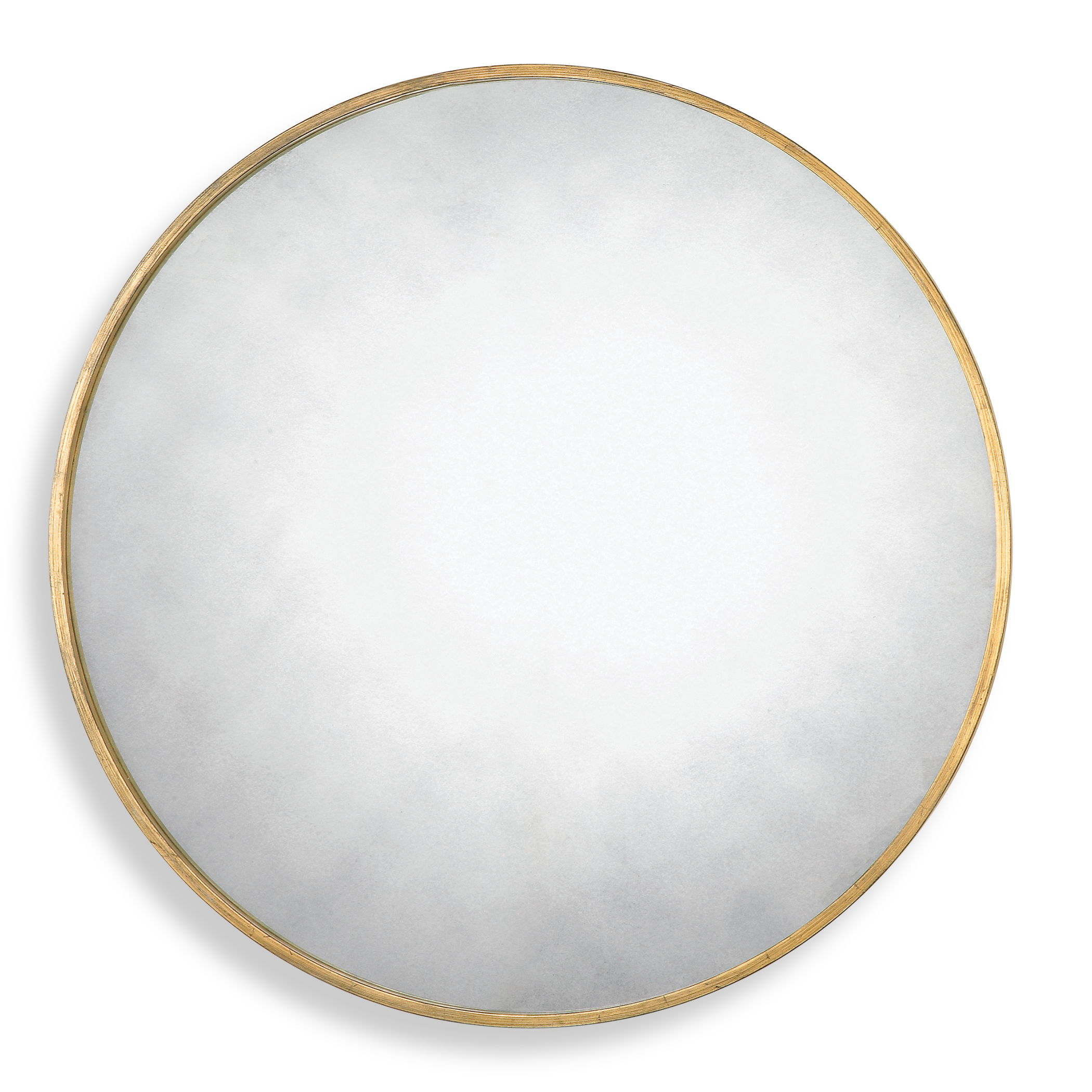 Junius Round Gold Mirror large image 