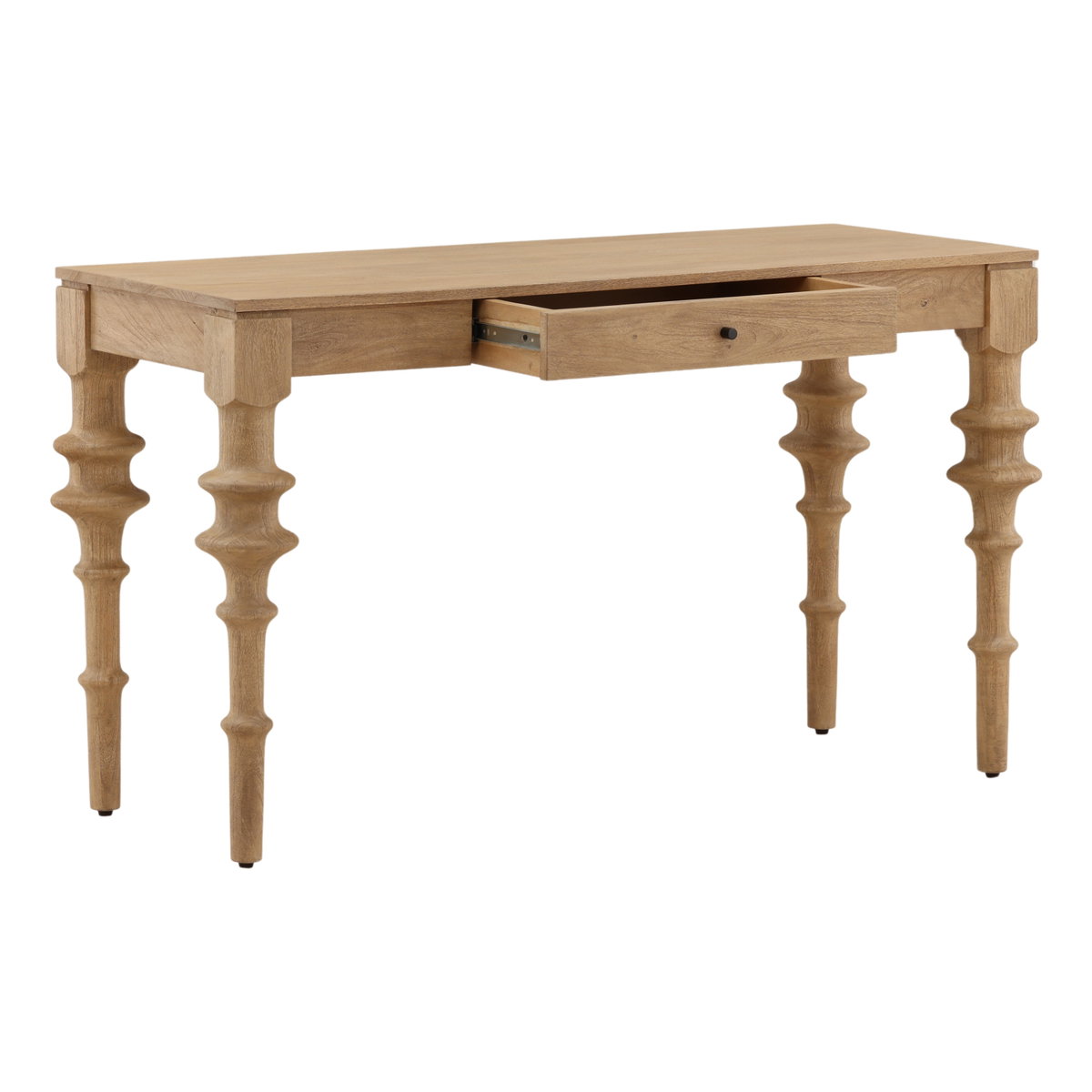 Savin Desk Natural, by Dovetail, 54" width x 30" height x 22" depth View 5