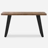 Freddy Weathered Console Table, Furniture by Uttermost, 55" width x 30" height x 15.75" depth thumbnail 1