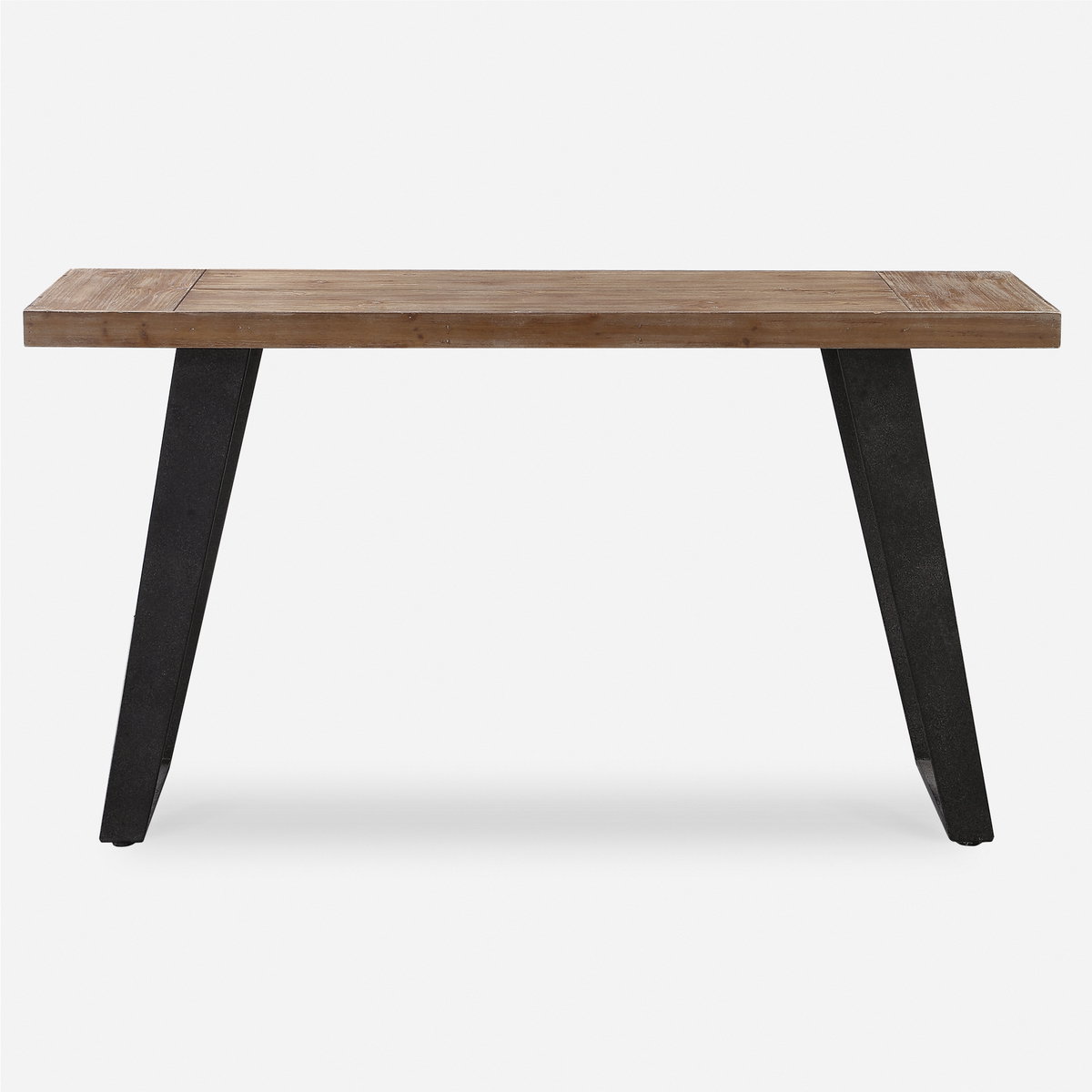 Freddy Weathered Console Table, by Uttermost, 55" width x 30" height x 15.75" depth View 1