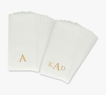 Online Designer Other Linen Like Guest Towels, 50 Pack, Gold Foil