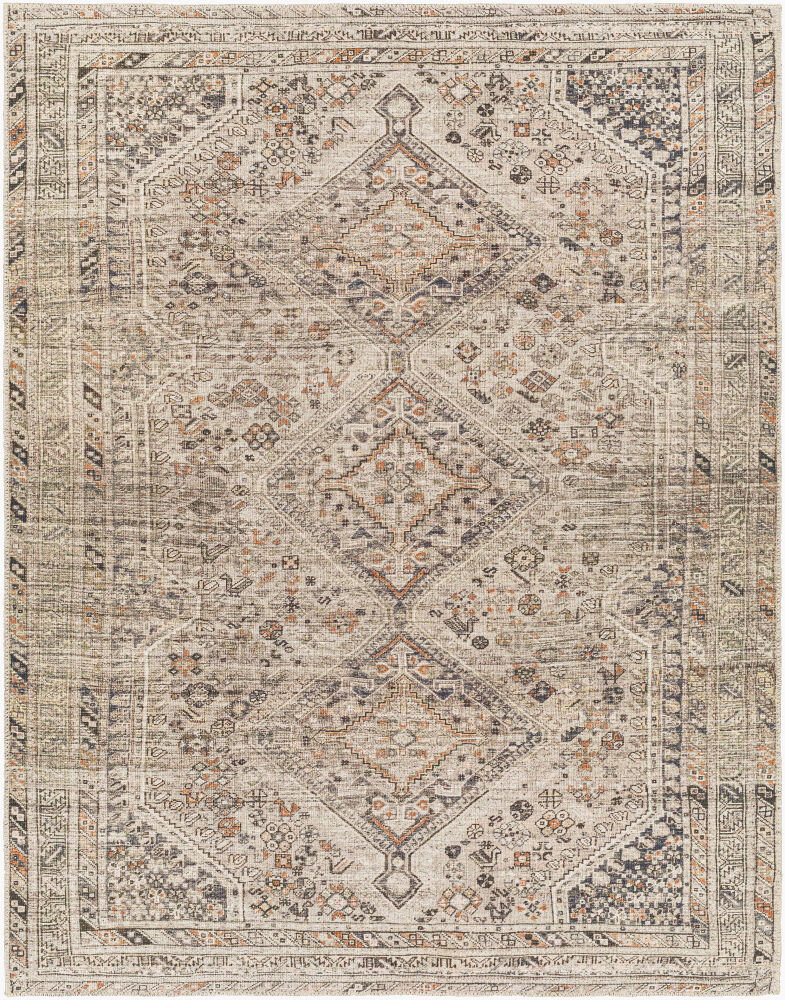 Amelie Machine Woven Rug, by Surya, 1'3.75" length x 1'3.75" width