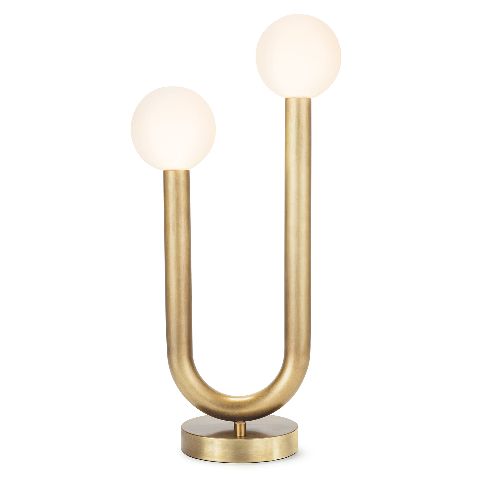 Happy Table Lamp (Natural Brass), by Regina Andrew Detroit, 11.25" width x 24.25" height x 6.5" depth thumbnail 1
