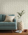 Magnolia Home Willow Green Peel & Stick Wallpaper, by York Wall, 20' length x 1'8.5" width x 0.02" depth thumbnail 2