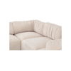 Matina Classic L Modular Sectional Oatmeal, Sectional Sofa by Moe's Home, 118" width x 30.7" height x 118" depth thumbnail 6