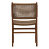 Dallas Outdoor Armless Dining Chair Light Brown, by Dovetail, 19.88" width x 33.66" height x 23.5" depth thumbnail 4