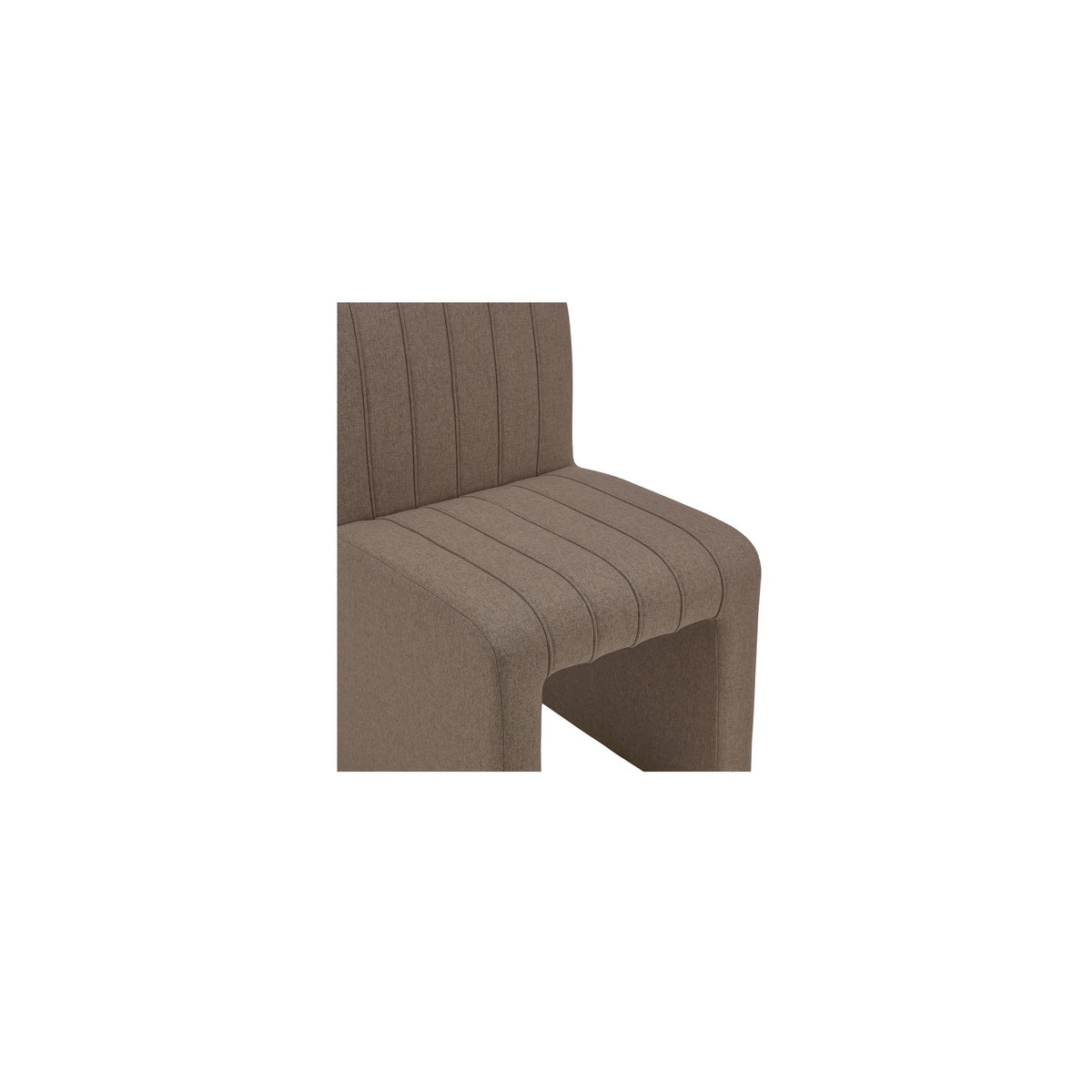 Sally Dining Chair Light Brown, by Moe's Home, 20.1" width x 33.9" height x 24.2" depth View 5