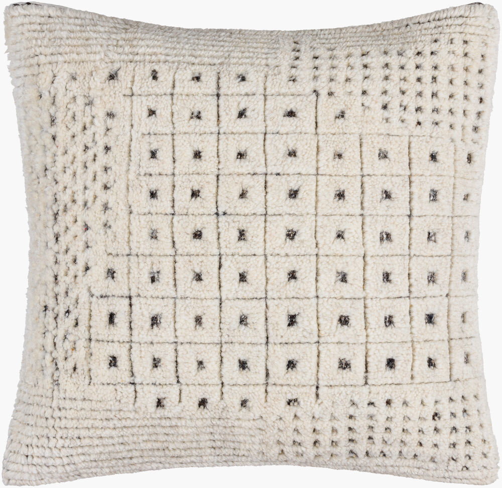 Tunisia Accent Pillow, Decorative Pillow by Surya, 18" length x 18" width