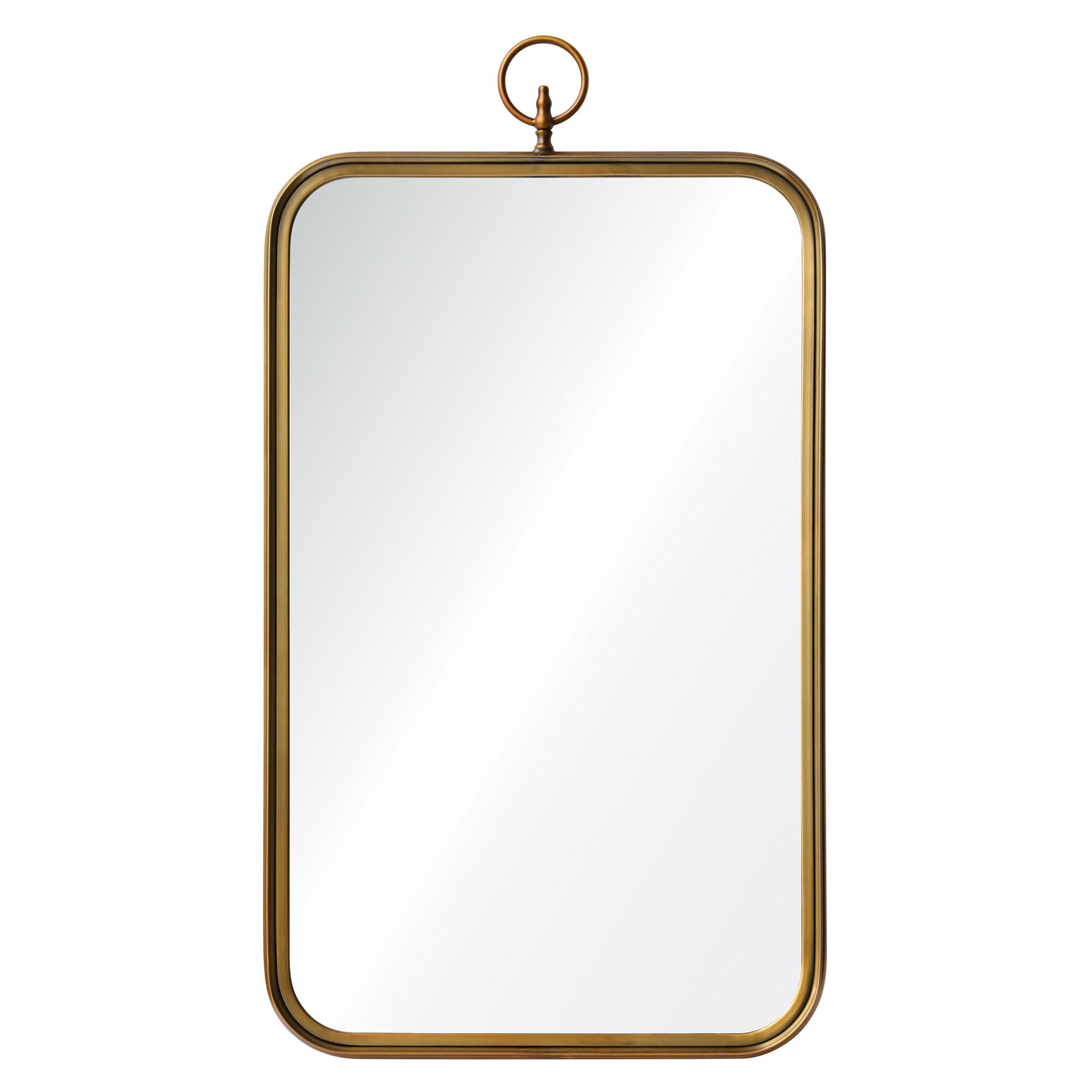 Coburg Wall Mirror, by Renwil, 39.5" height x 1.5" depth