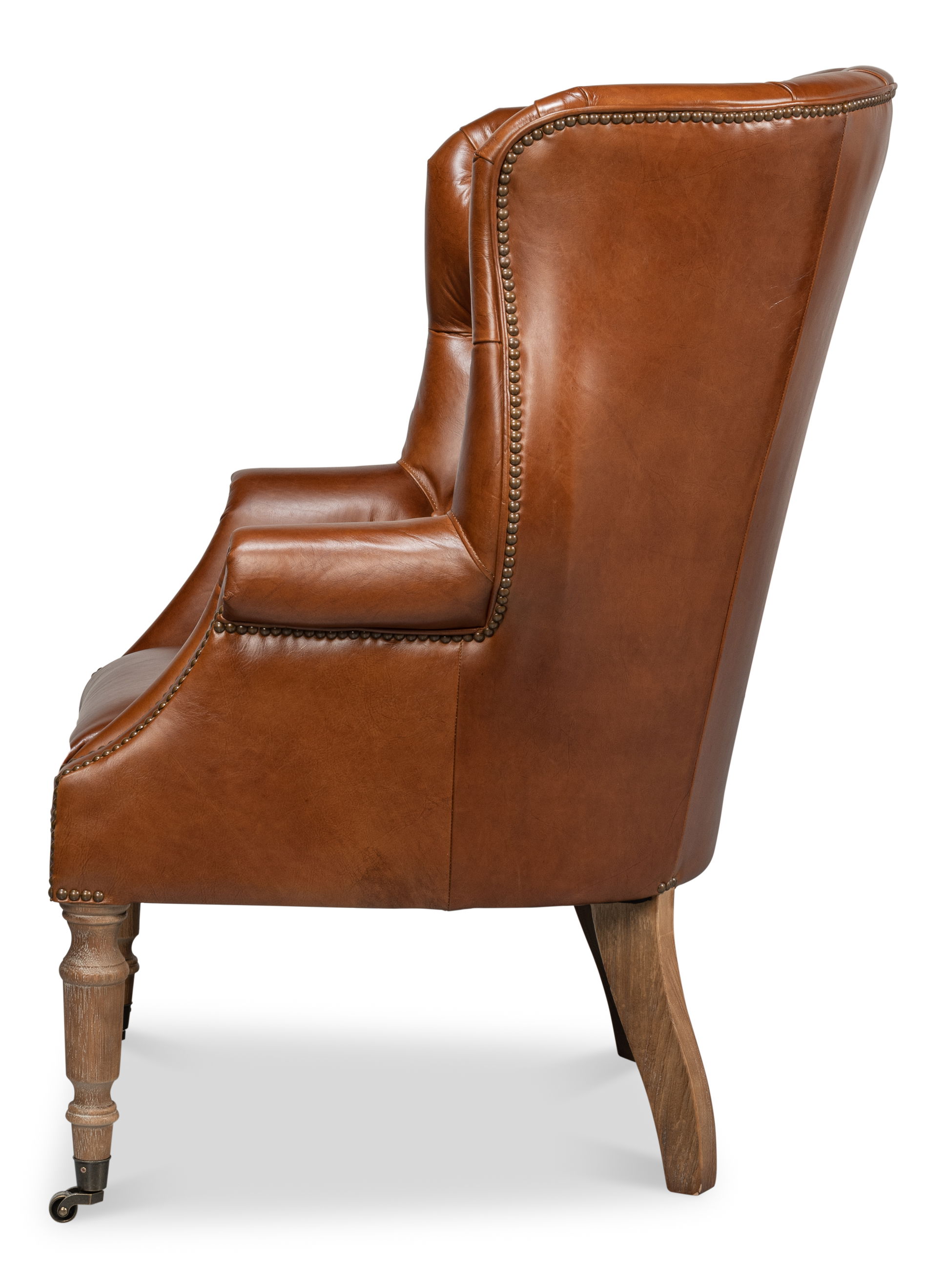 Welsh Leather Chair  Vintage Havana large image 