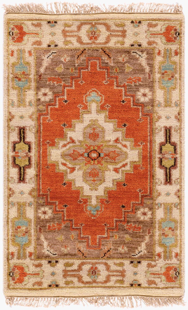 Zeus Handmade Rug, by Surya, 3' length x 2' width