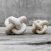 Limestone Link Sculptures Set/2, by Uttermost, 7.25" width x 7.25" height x 7.25" depth thumbnail 3