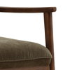 Talesa Occasional Chair Olive, Accent Chair by Dovetail, 28.25" width x 32.25" height x 33.25" depth thumbnail 6