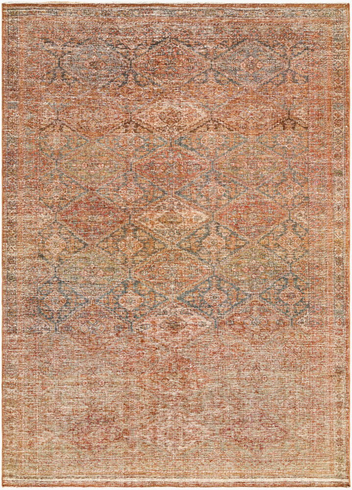 Antique One of a Kind Handmade Rug, by Surya, 7'3" length x 5'1" width