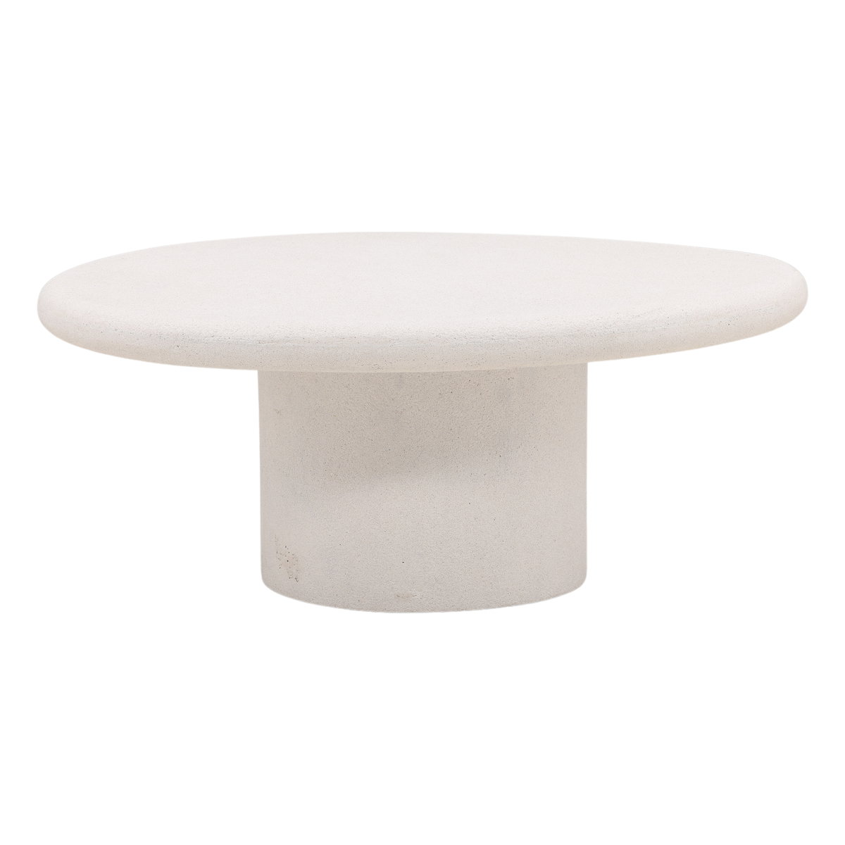 Raul Coffee Table White, by Dovetail, 35" width x 15" height x 32" depth View 2