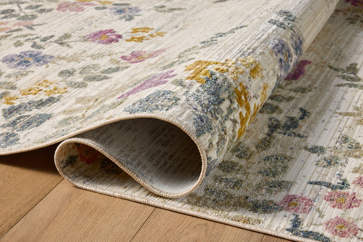 Rifle Paper Co. x Loloi Provence Rug, 2'6" length x 4' width View 5