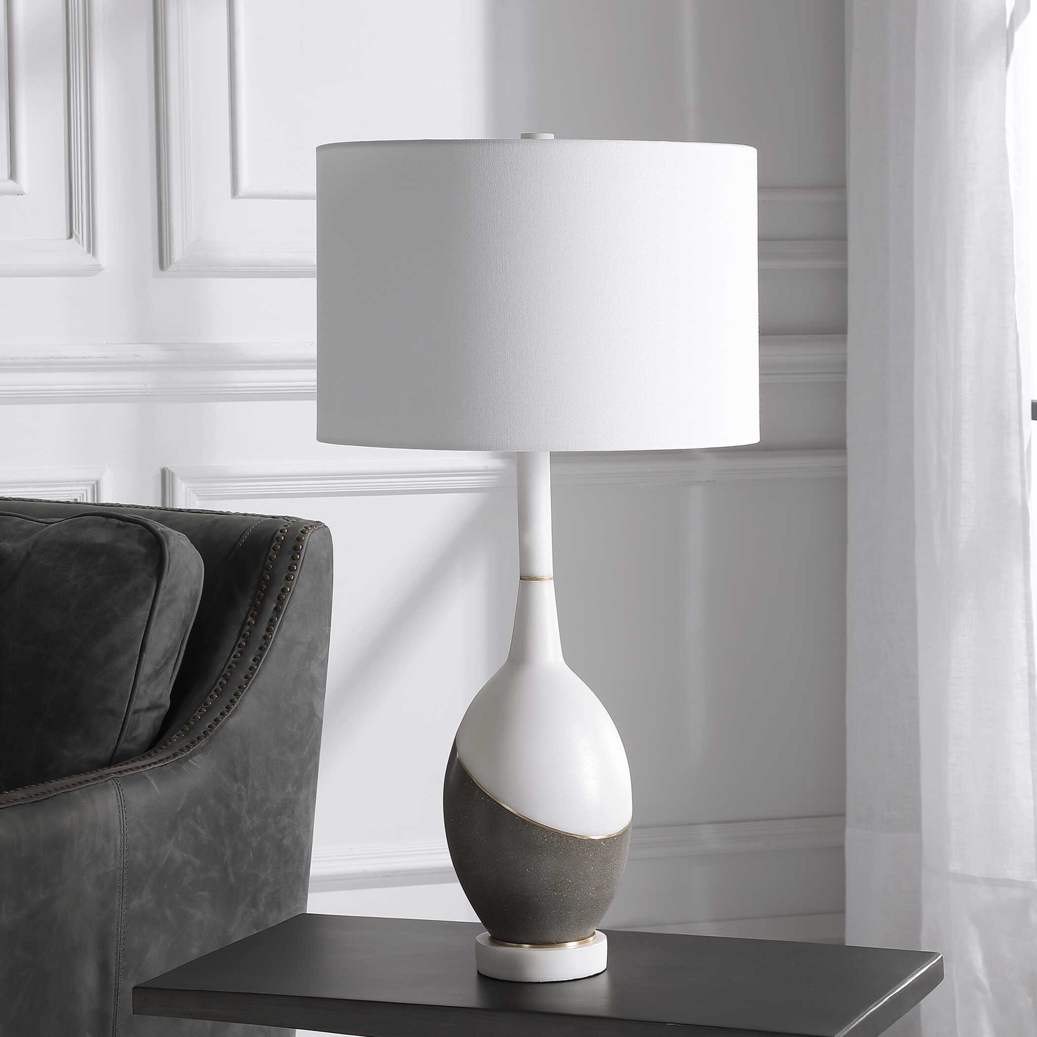 Tanali Modern Table Lamp, by Uttermost, 15" width x 28.5" height x 15" depth View 4